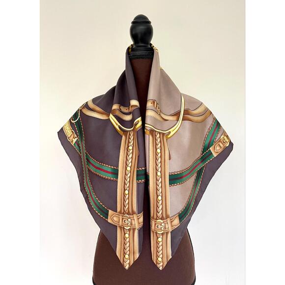 New Unisex Gucci Scarf Horsebit #181532G25B - Picture 1 of 15
